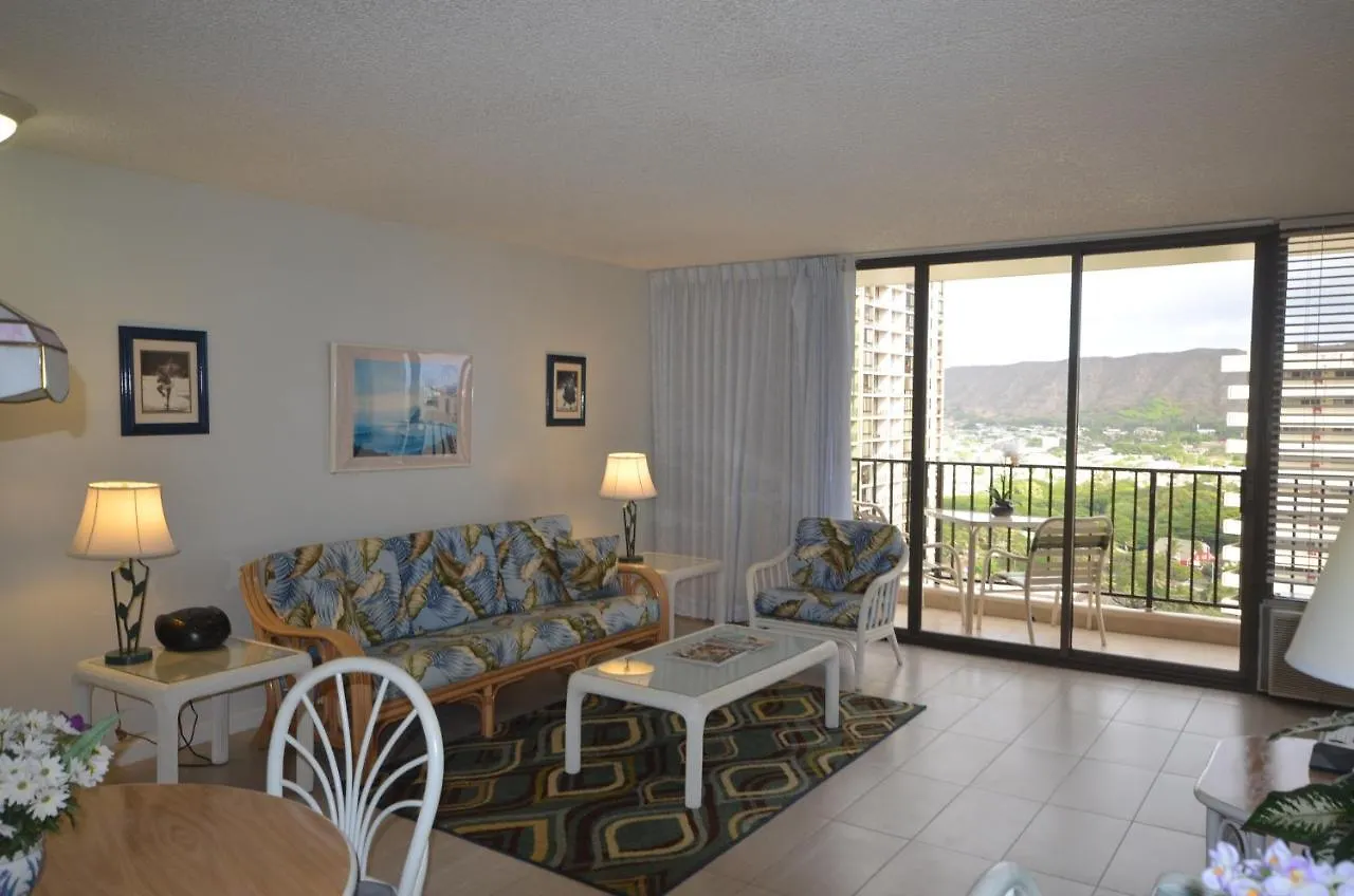 Apartmán Romantic Waikiki Banyan 2513 With Ocean And Diamond Head Views And Free Parking! Honolulu USA